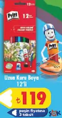 PRİTT UZUN KURU BOYA 12'Lİ